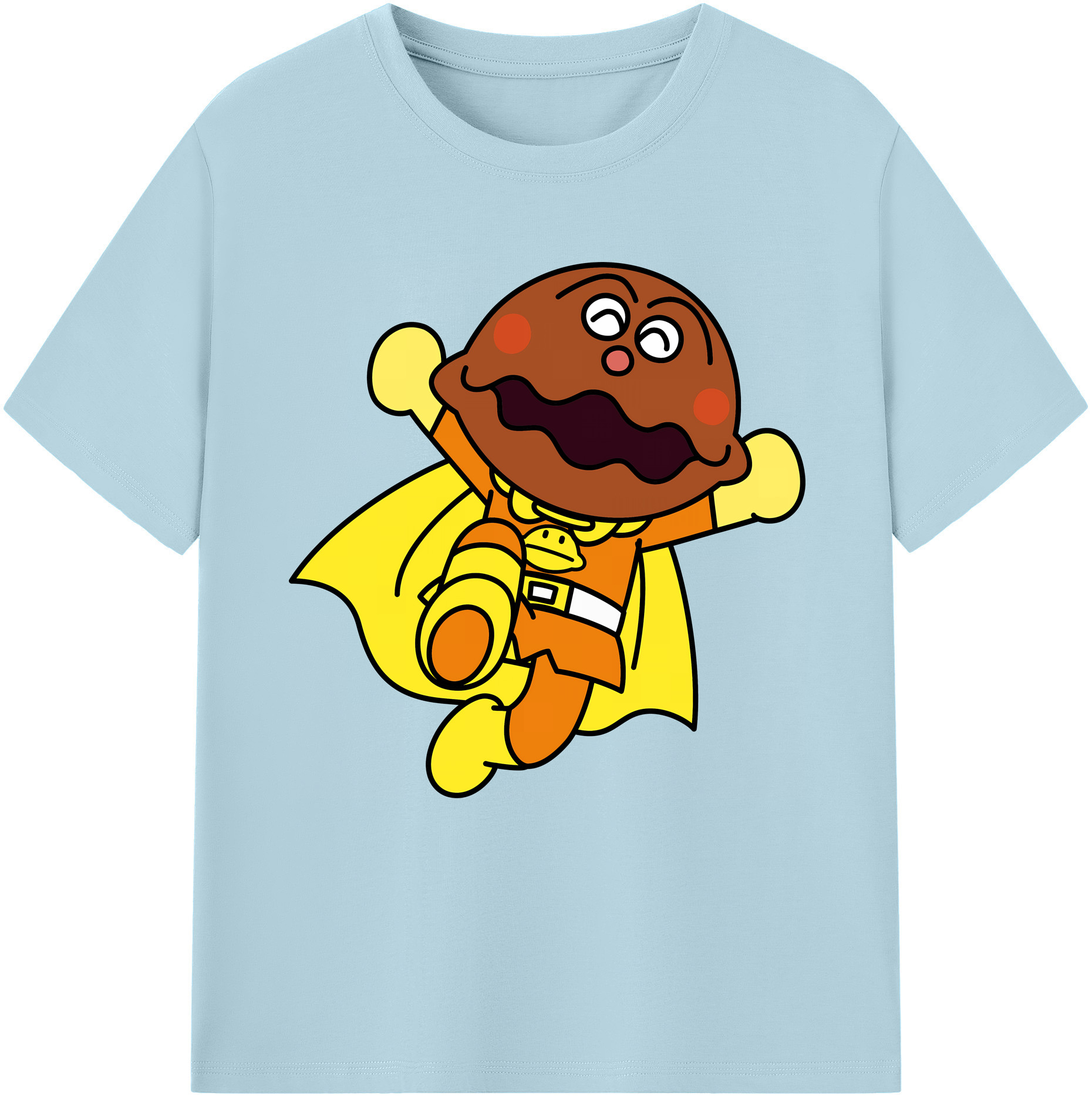 （画像用） アンパンマン Anpanman 綿100％半袖Tシャツ（フロントプリント）
